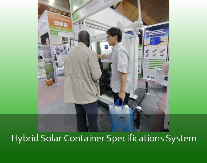 Hybrid Solar Container Specifications System